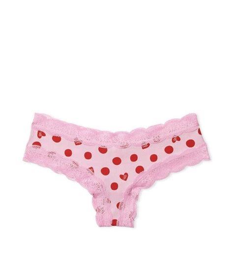 lace-trim cheeky panty|lace trim cheekster underwear.